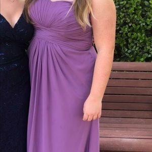 Strapless formal dress